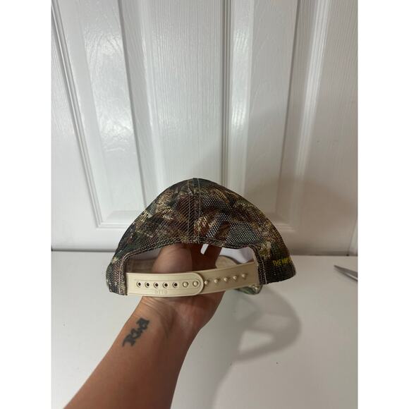 THE HAPPY SOCIAL CLUB HAPPY VIBES Trucker Hat NWOT Camo Camouflage - Picture 5 of 5